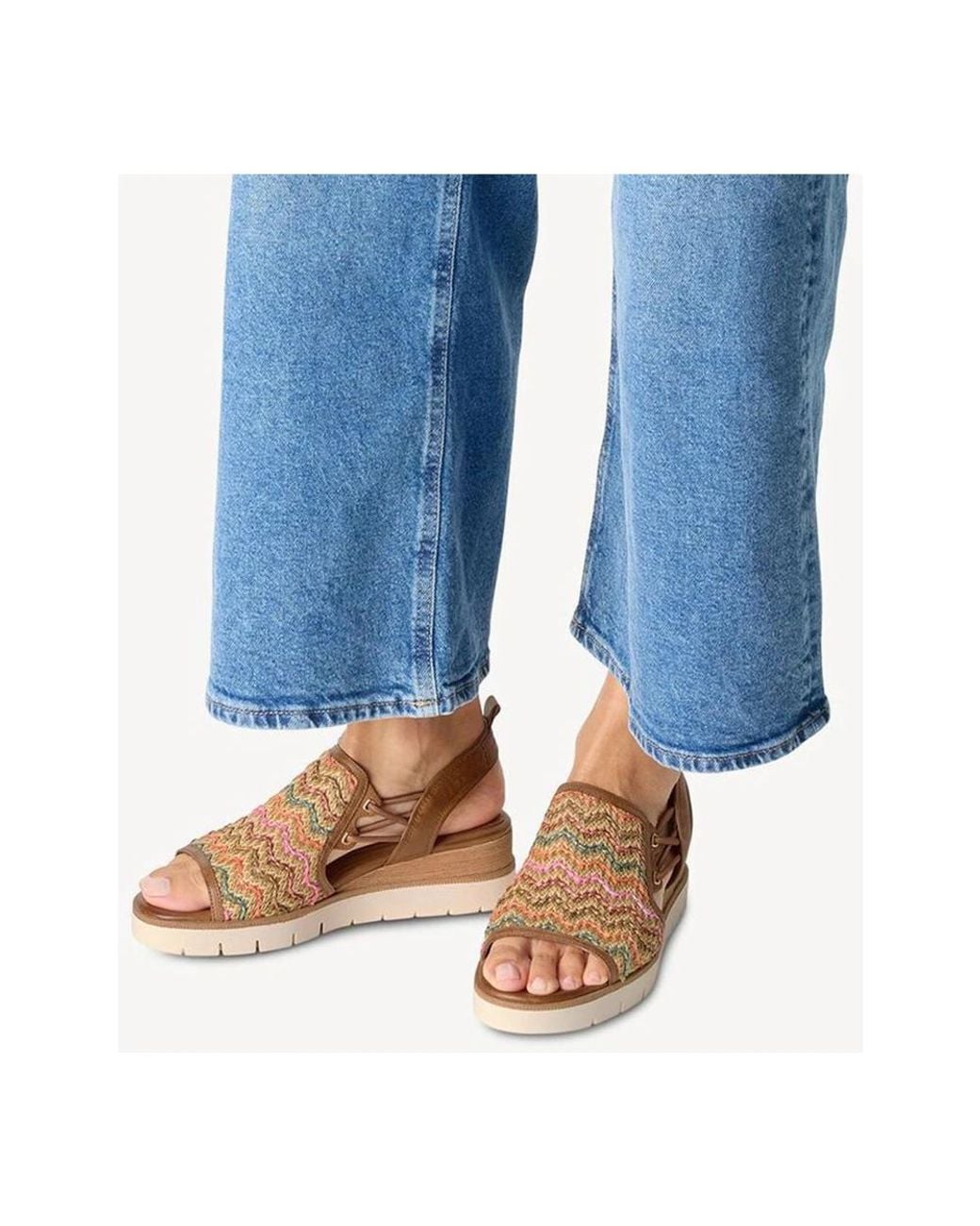 Tamaris Brown Wedges