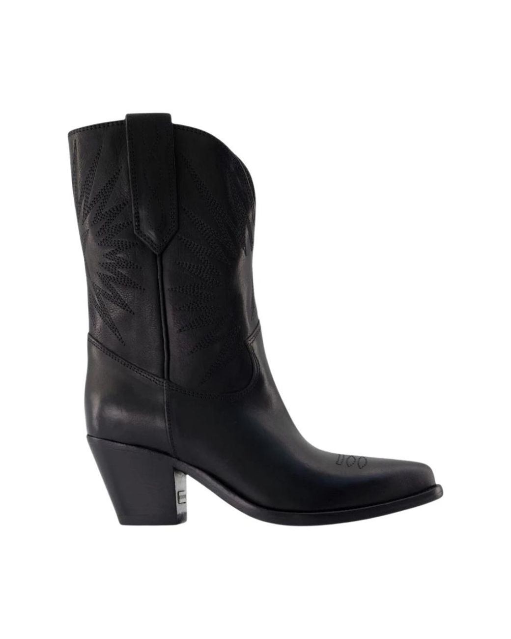Golden Goose Deluxe Brand Black Cowboy & Biker Boots