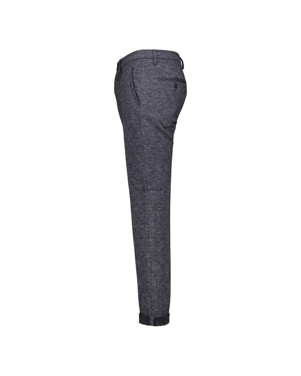 Mason's Blue Slim-Fit Trousers for men