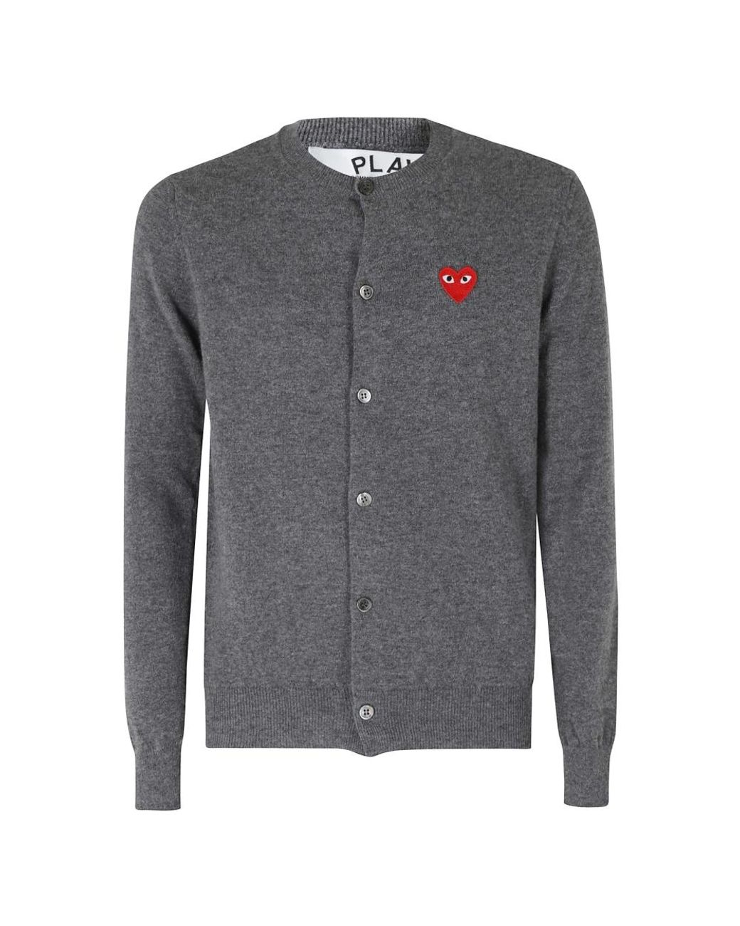 Cardigans COMME DES GARÇONS PLAY de hombre de color Gray