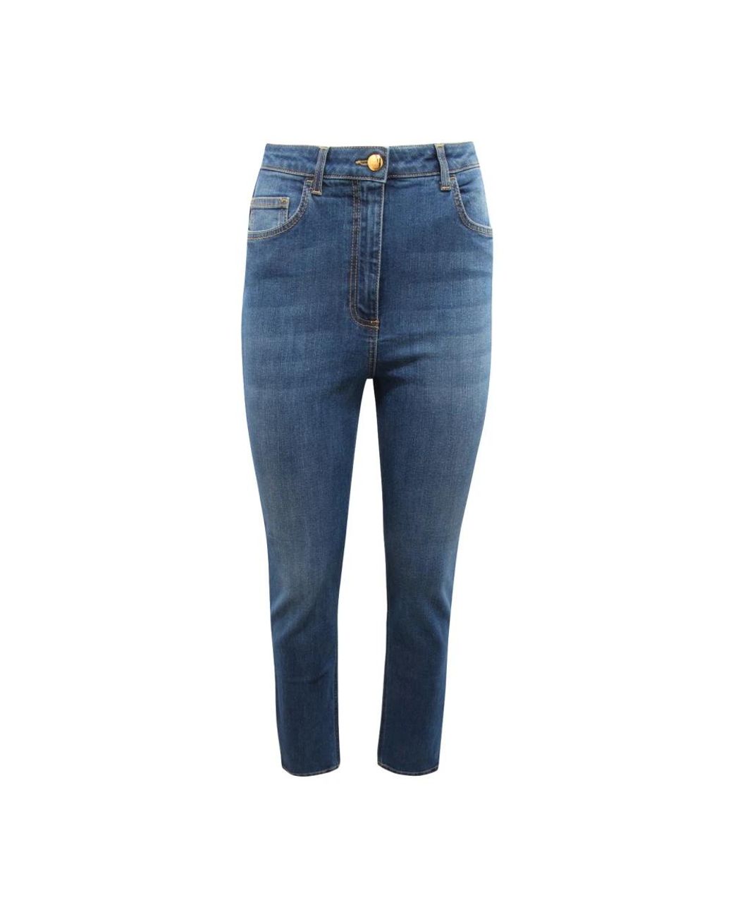 Elisabetta Franchi Blue Slim Fit Jeans