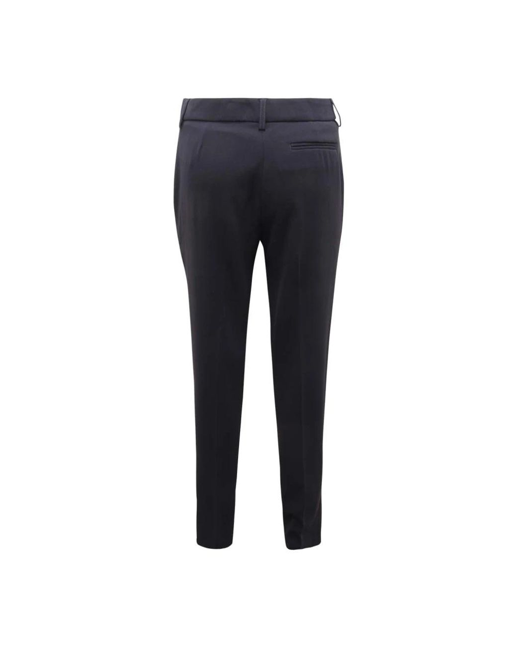 Armani Black Slim-Fit Trousers