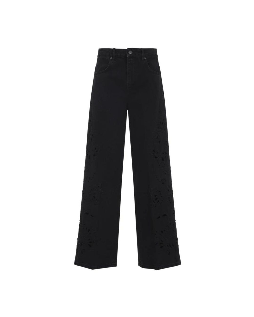 Farm Rio Black Wide Jeans