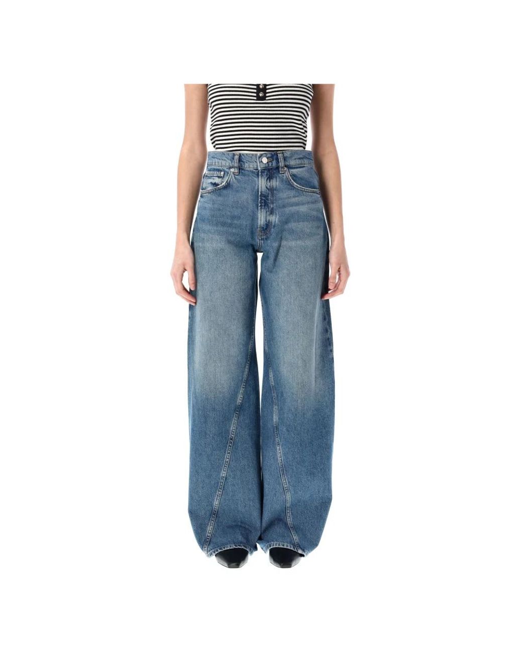 Anine Bing Blue Loose Fit Jeans