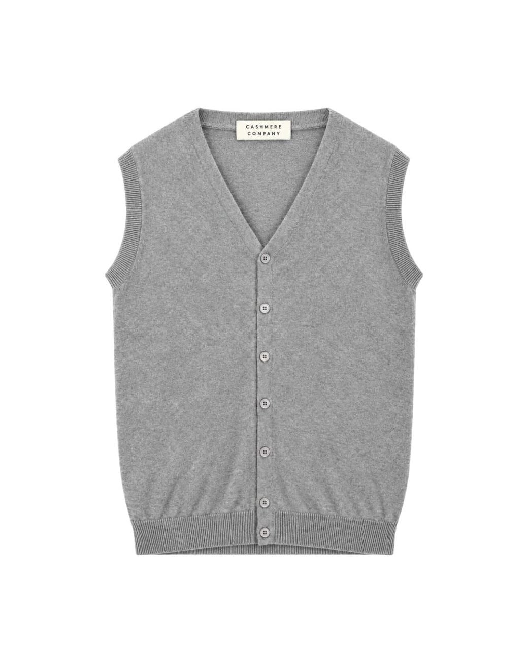 Cashmere Company Gray V-Neck Knitwear for men