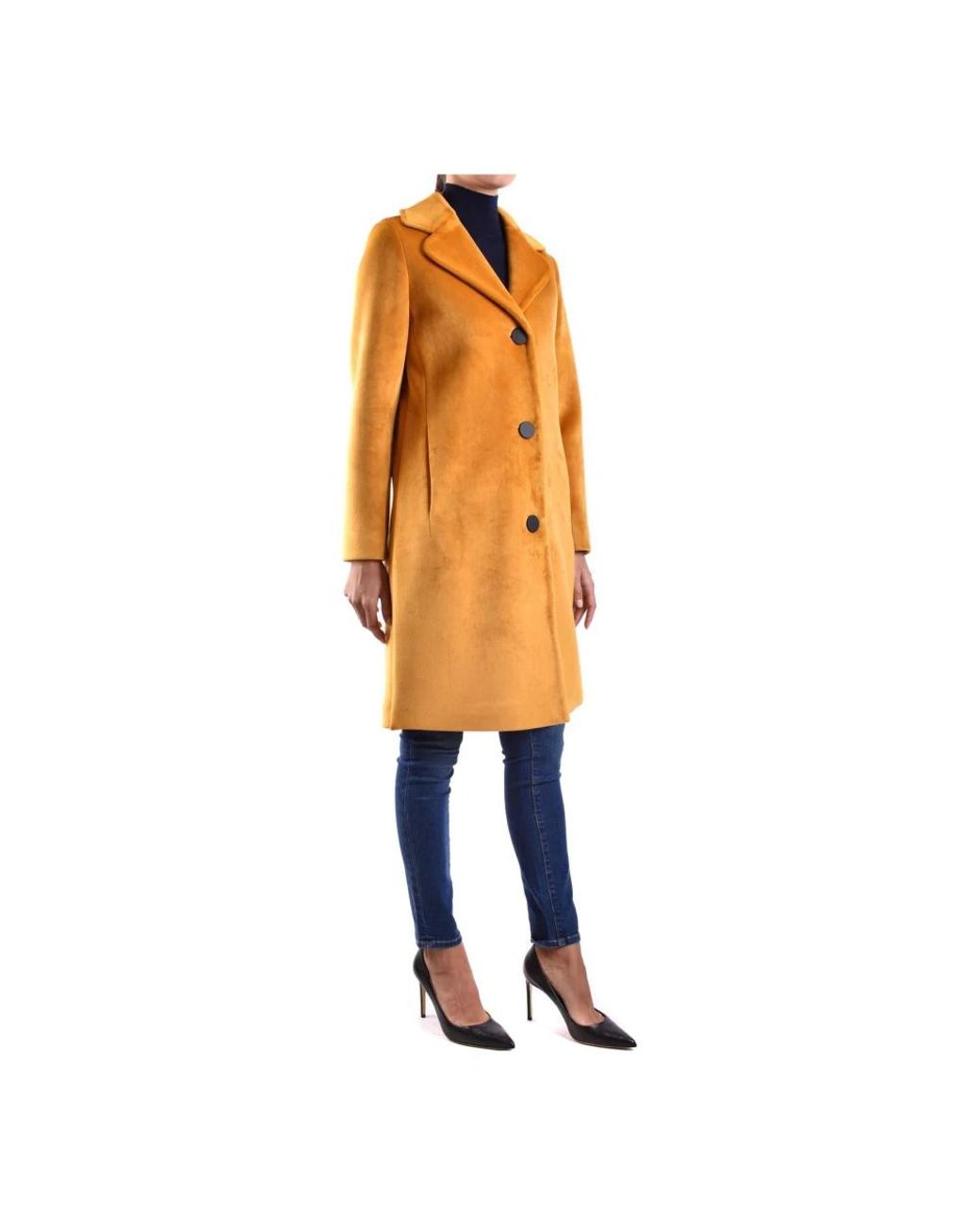 Rrd Orange Single-Breasted Coats
