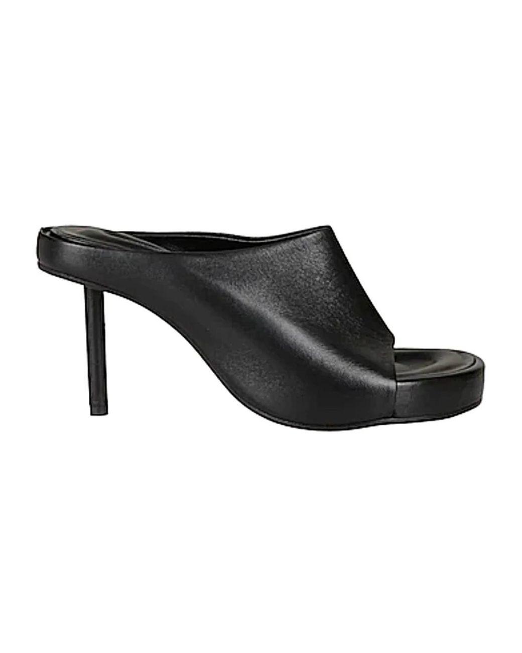 Jacquemus Black Heeled Mules