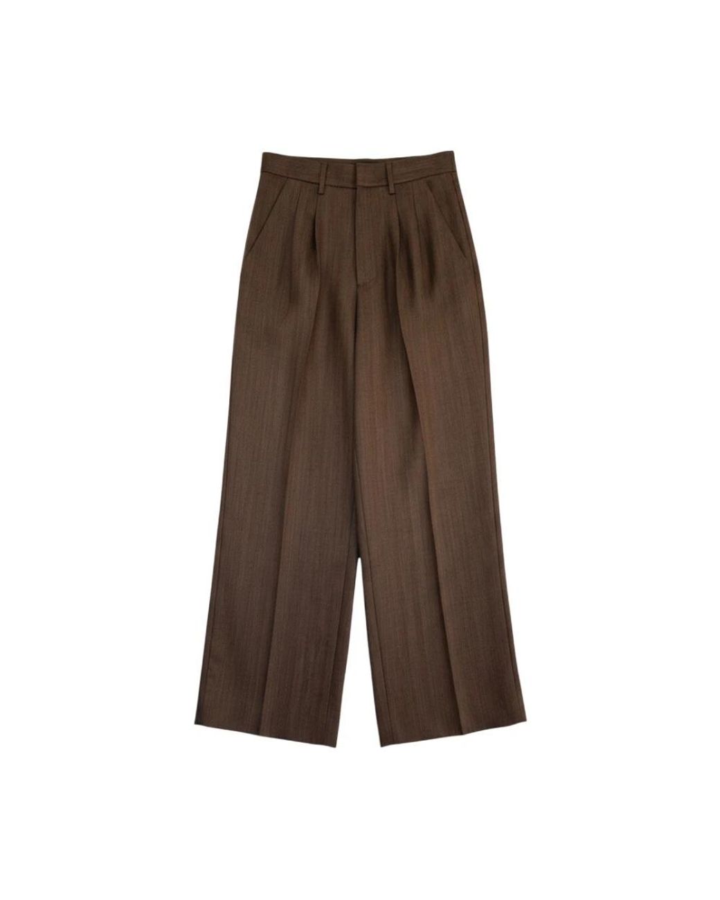 Dondup Brown Wide Trousers
