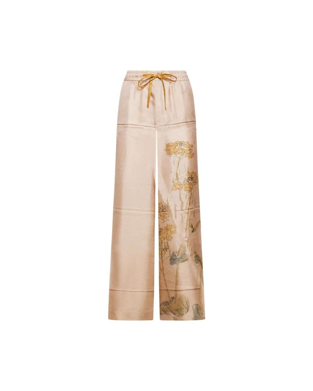 Pierre Louis Mascia Natural Wide Trousers