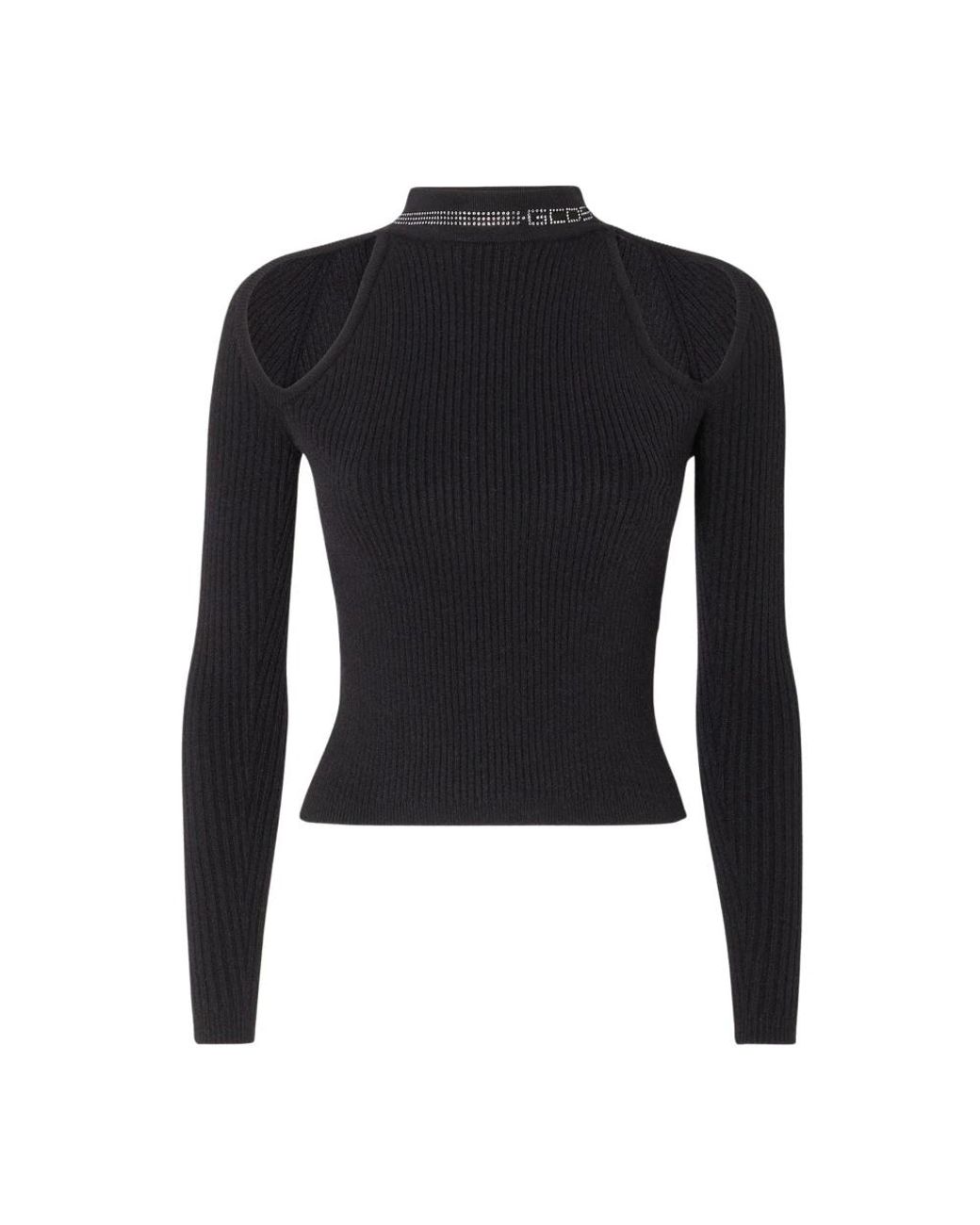 Gcds Blue Round-Neck Knitwear