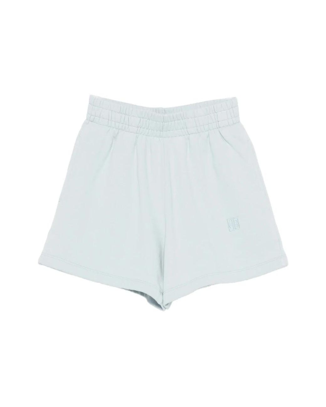 Anine Bing Blue Short Shorts