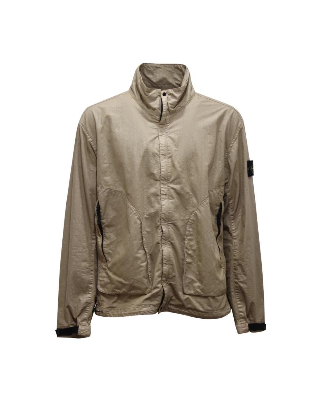 Stone Island Giubbotto Look Nylon Jacket in het Green voor heren