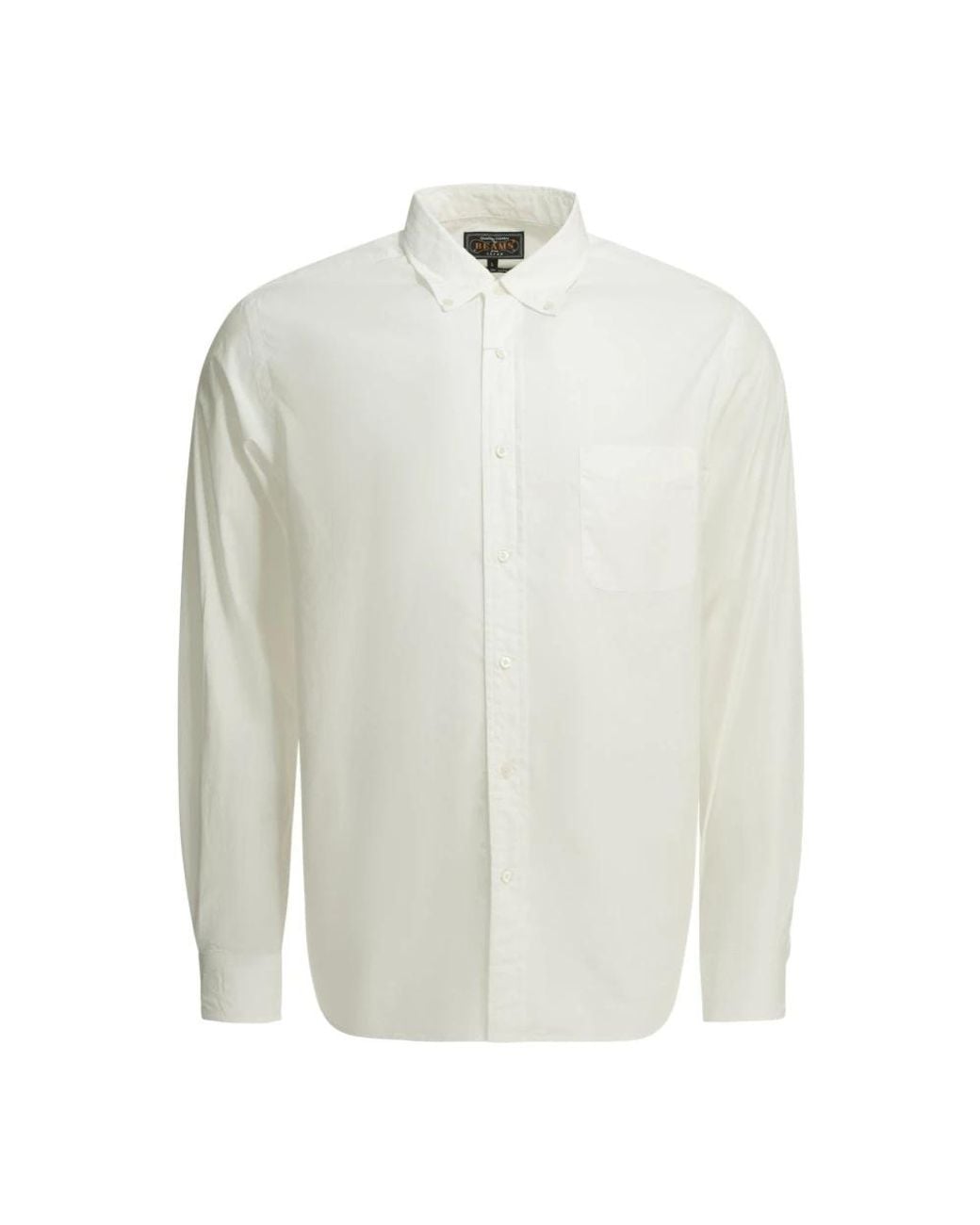Beams Plus Bd Oxford in het White voor heren