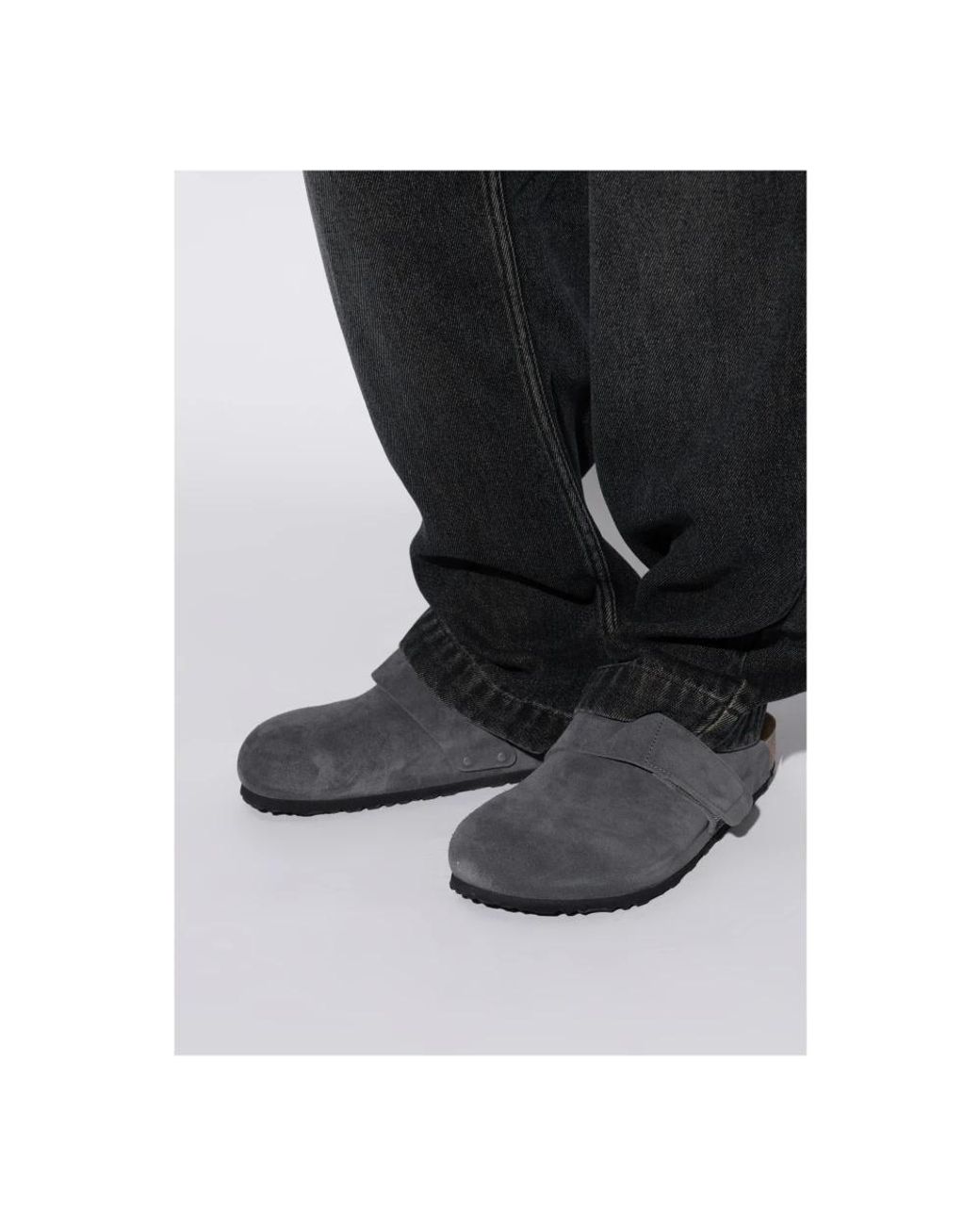 Birkenstock Black Mules for men