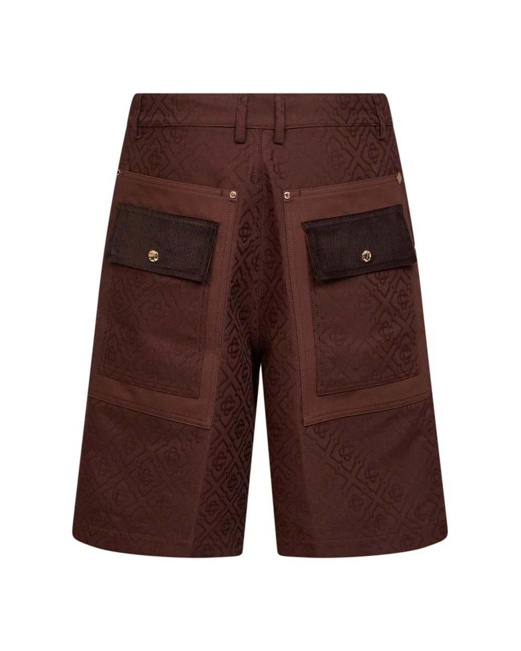 Casablanca Brown Casual Shorts for men