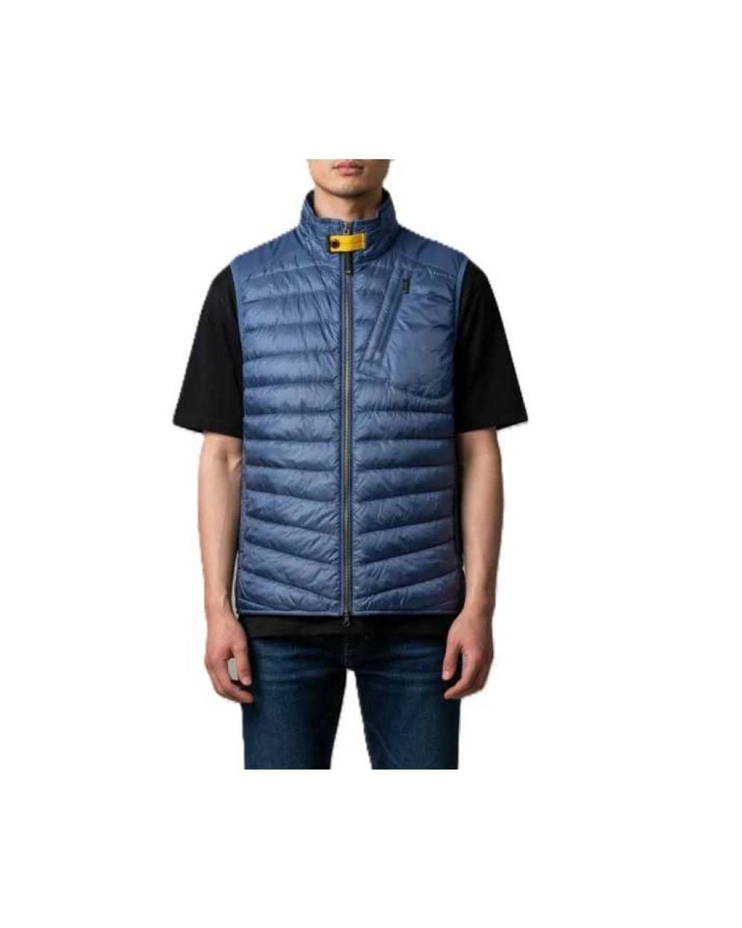 Parajumpers Blue Waistcoats for men