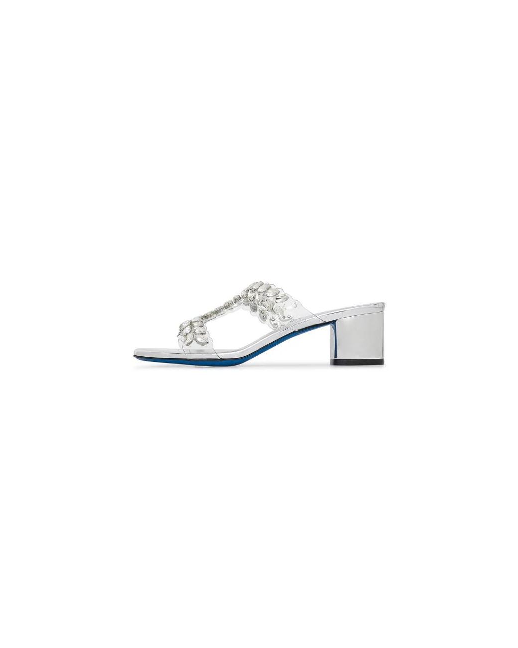 Loriblu Heeled Mules in het White