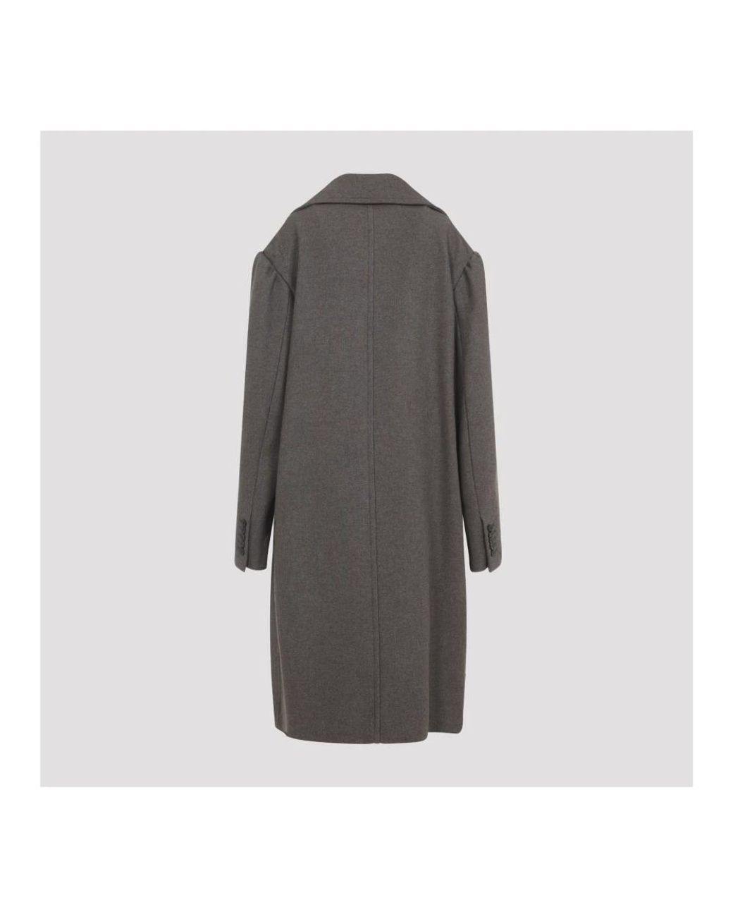 Dries Van Noten Gray Coat