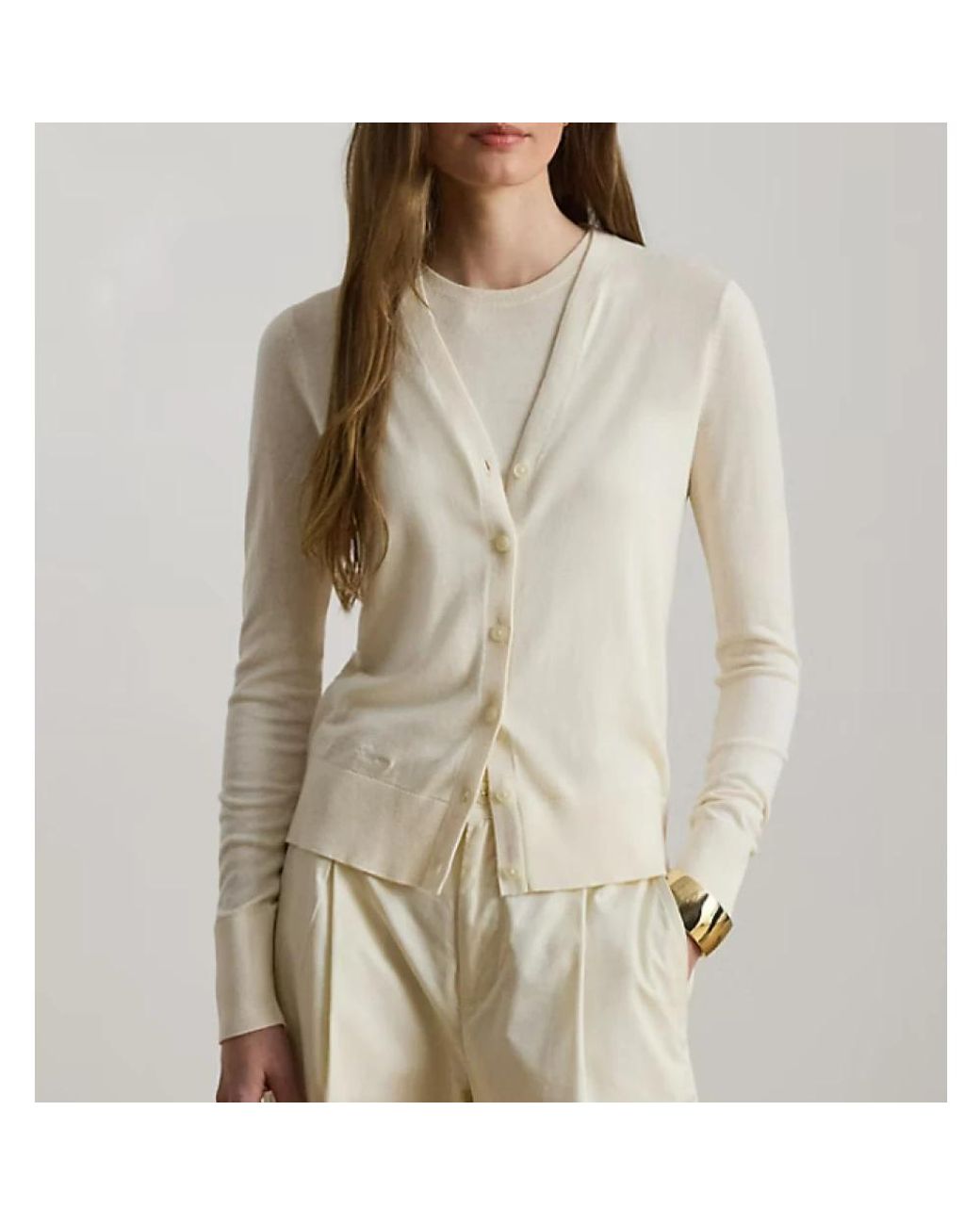 Ralph Lauren White Cardigans