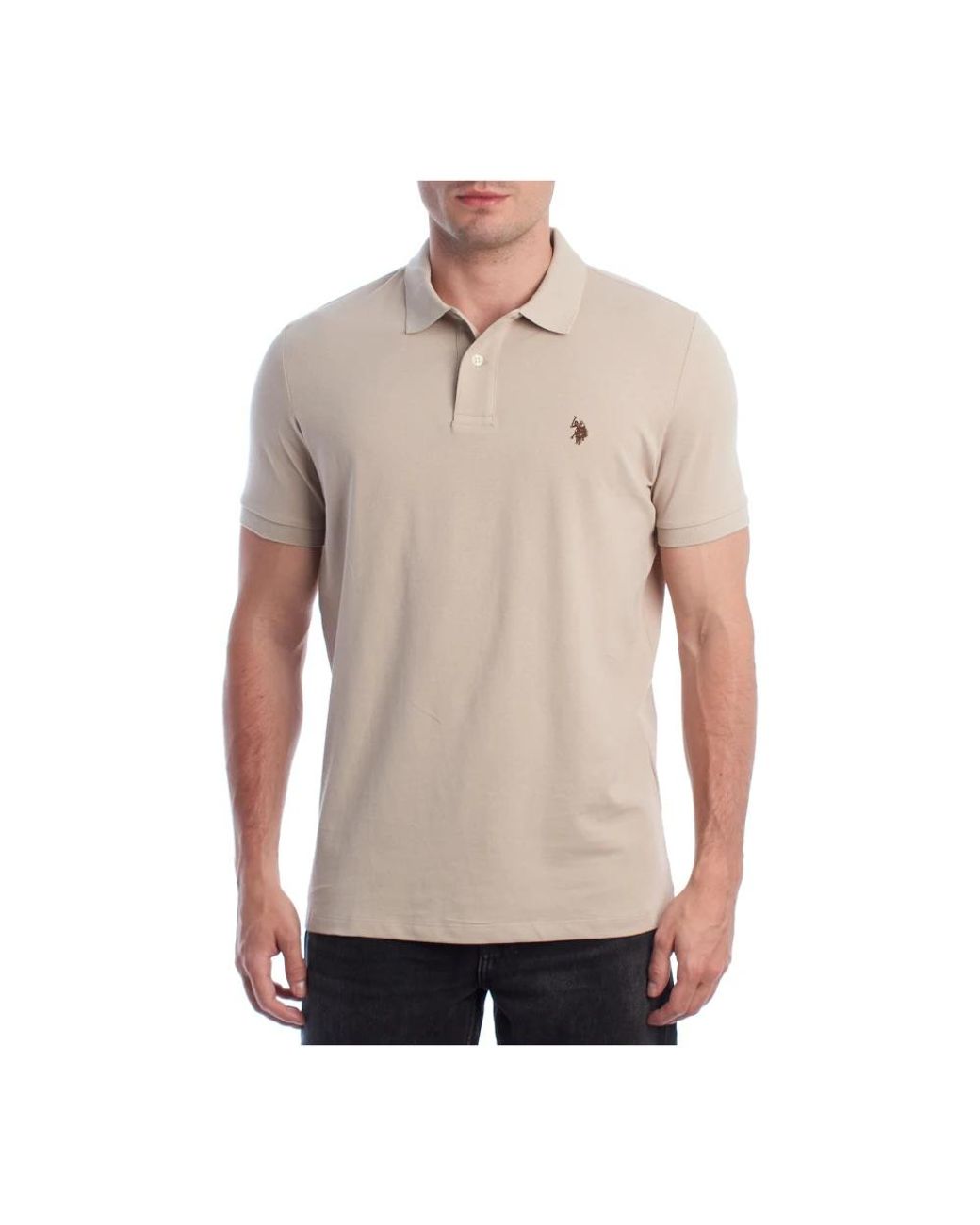 U.S. POLO ASSN. Natural Polo Shirts for men