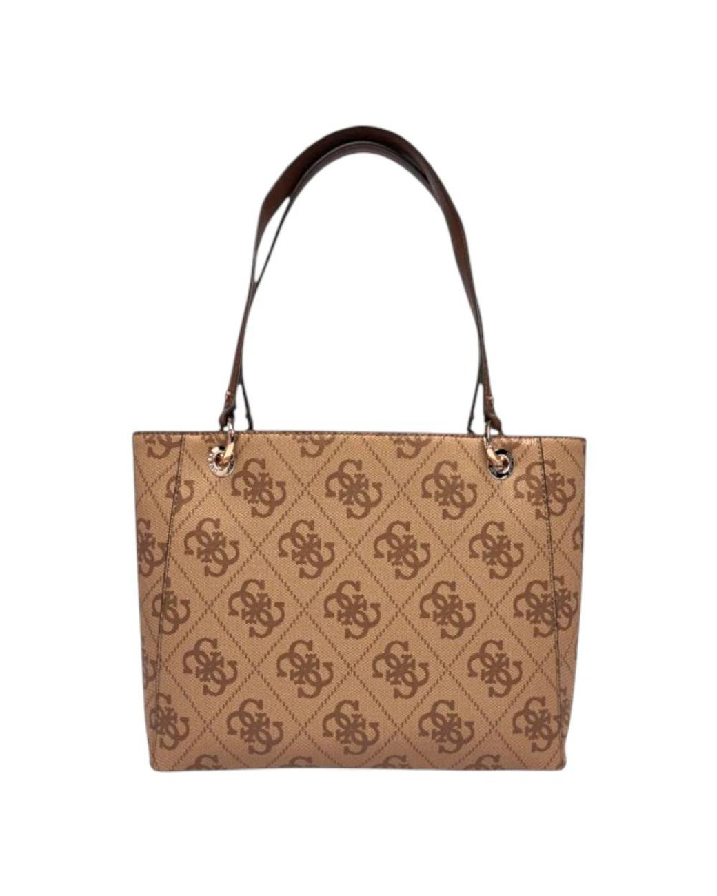 Guess Brown Tote Bags