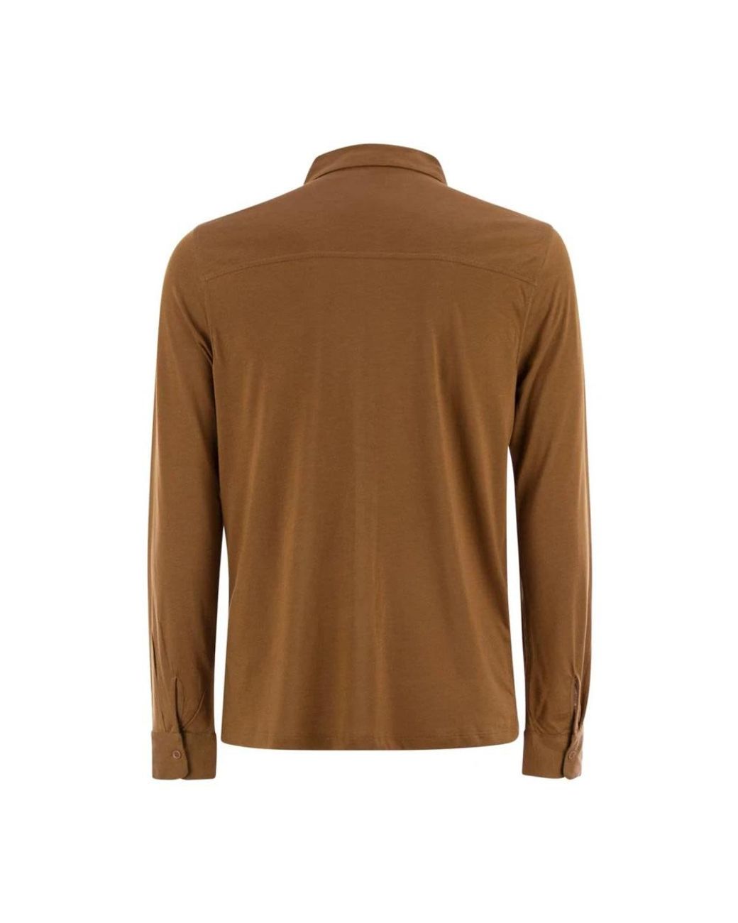 Majestic Filatures Brown Casual Shirts for men