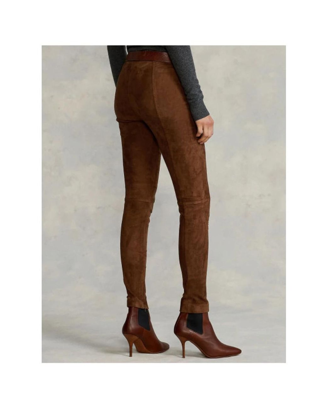 Polo Ralph Lauren Brown Skinny Trousers