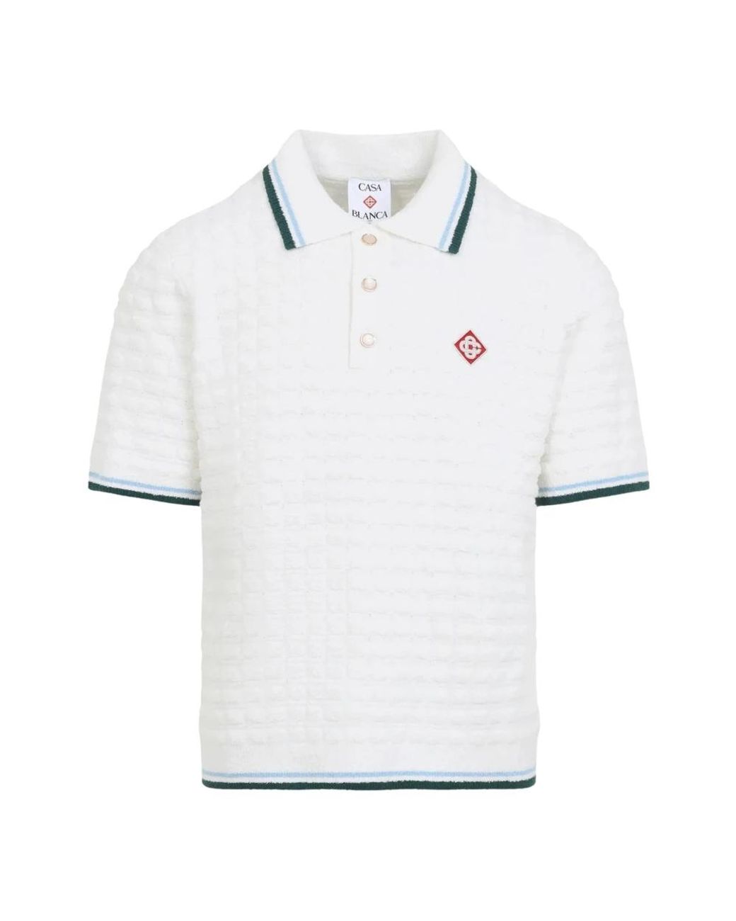 Casablanca White Polo Shirts for men