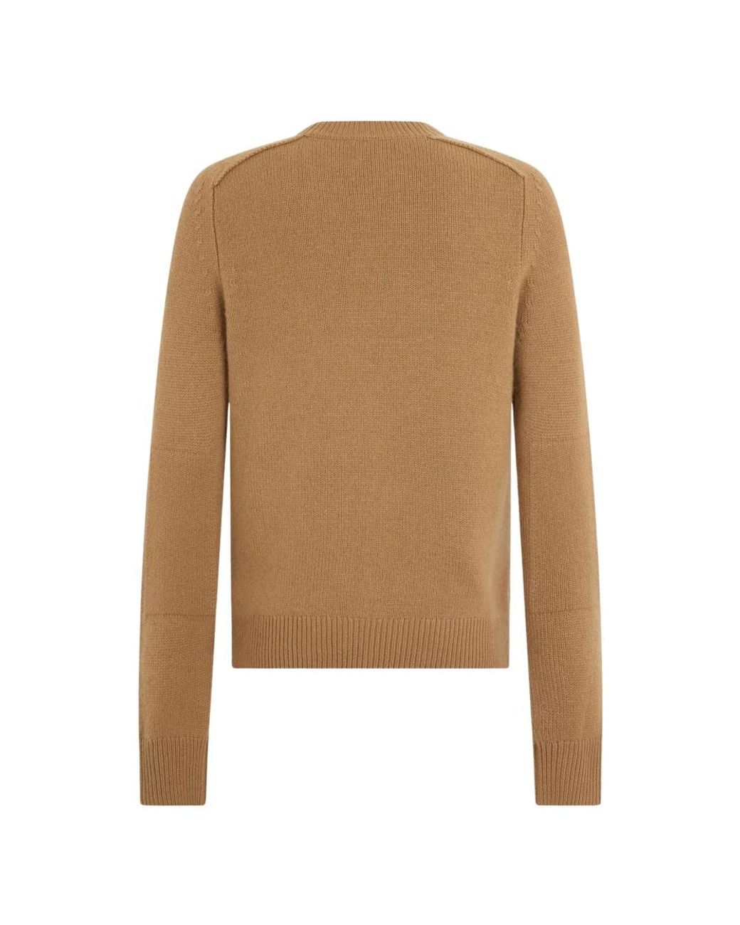 Burberry Brown Round-Neck Knitwear