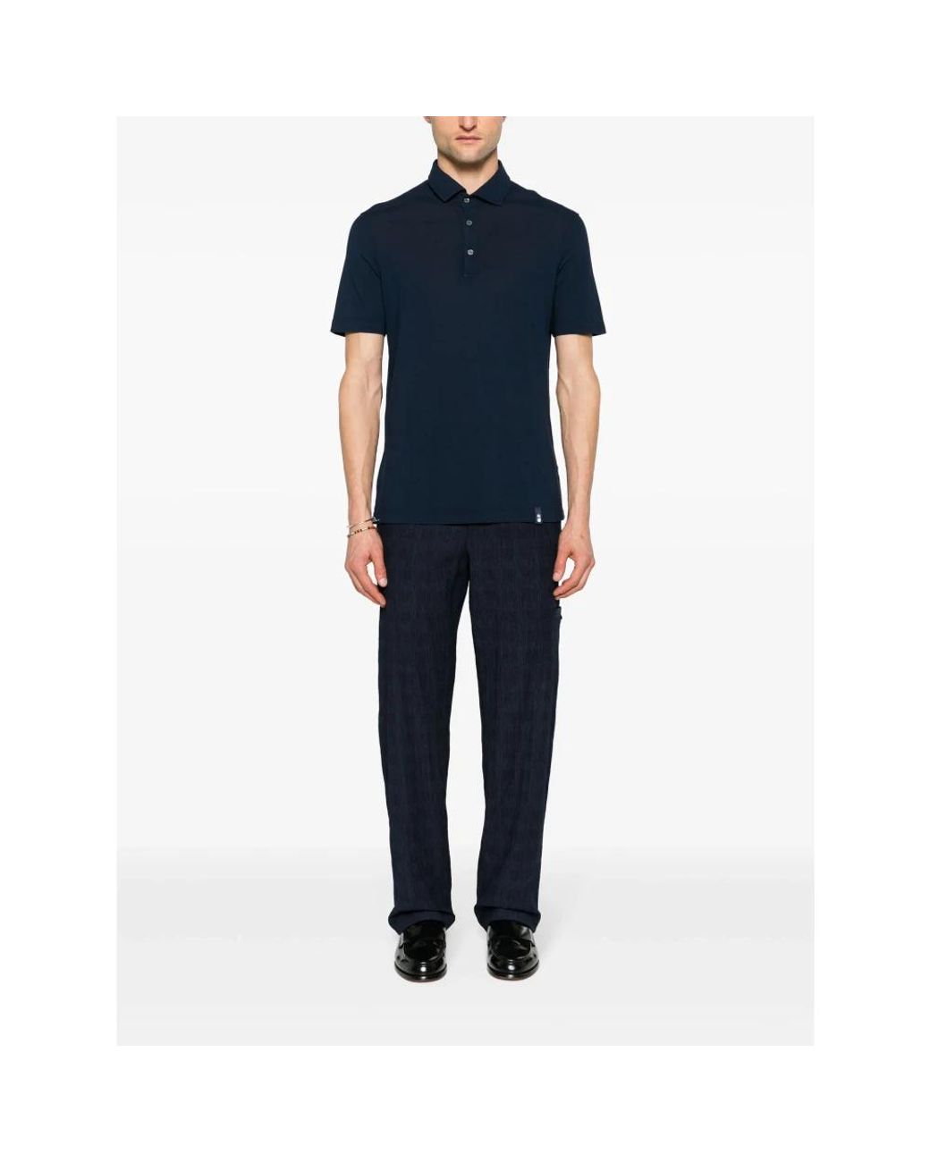 Drumohr Blue Polo Shirts for men