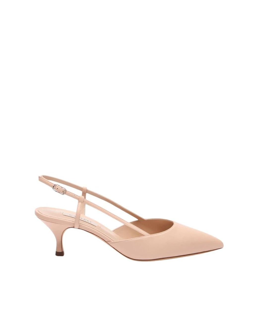 Casadei Pink Julia Slingback Leder