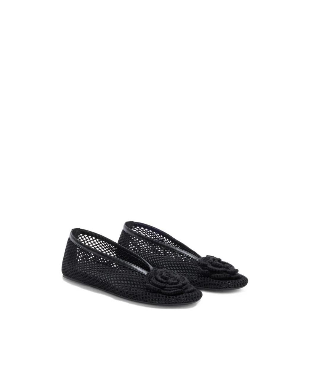 Ganni Black Ballerinas