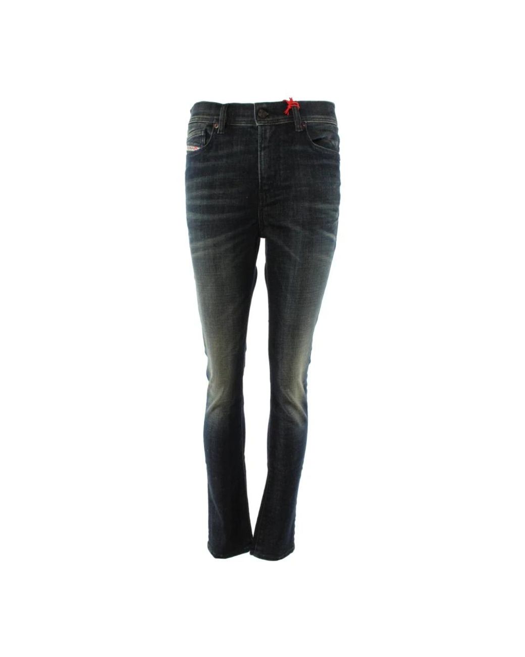 DIESEL Black Slim Fit Jeans for men
