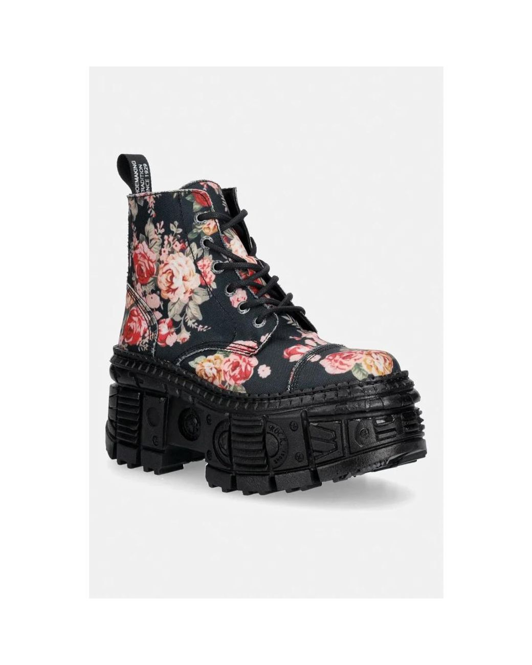 New Rock Blue Wall Ankle Boot