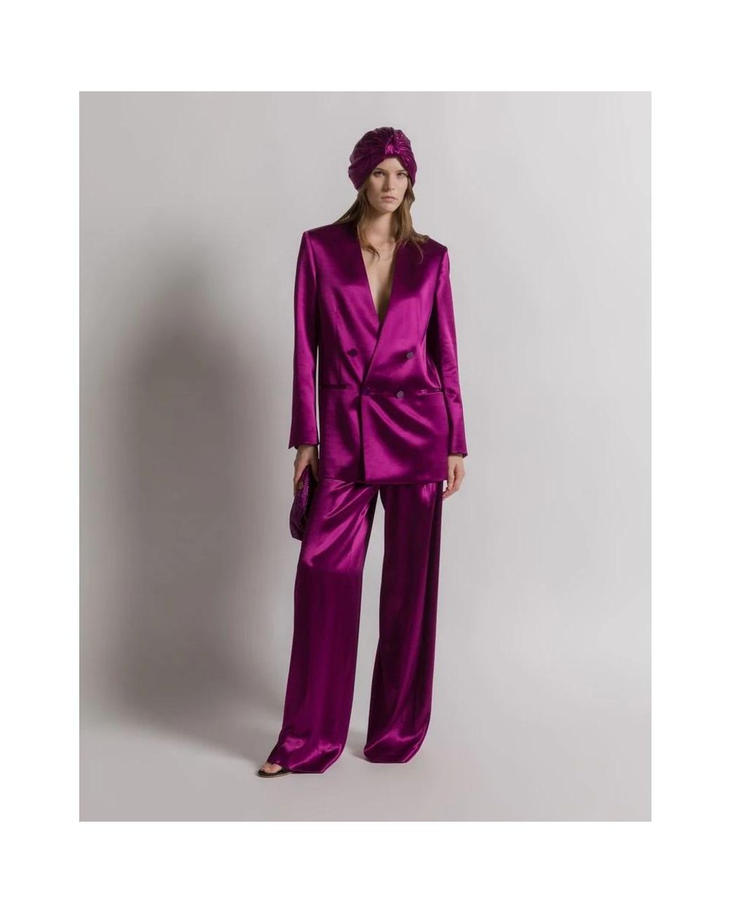 Alberta Ferretti Purple Blazers