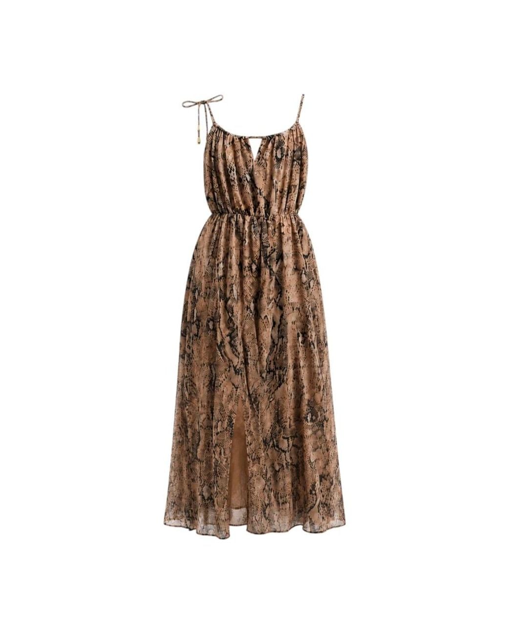 Just Cavalli Brown Maxi Dresses
