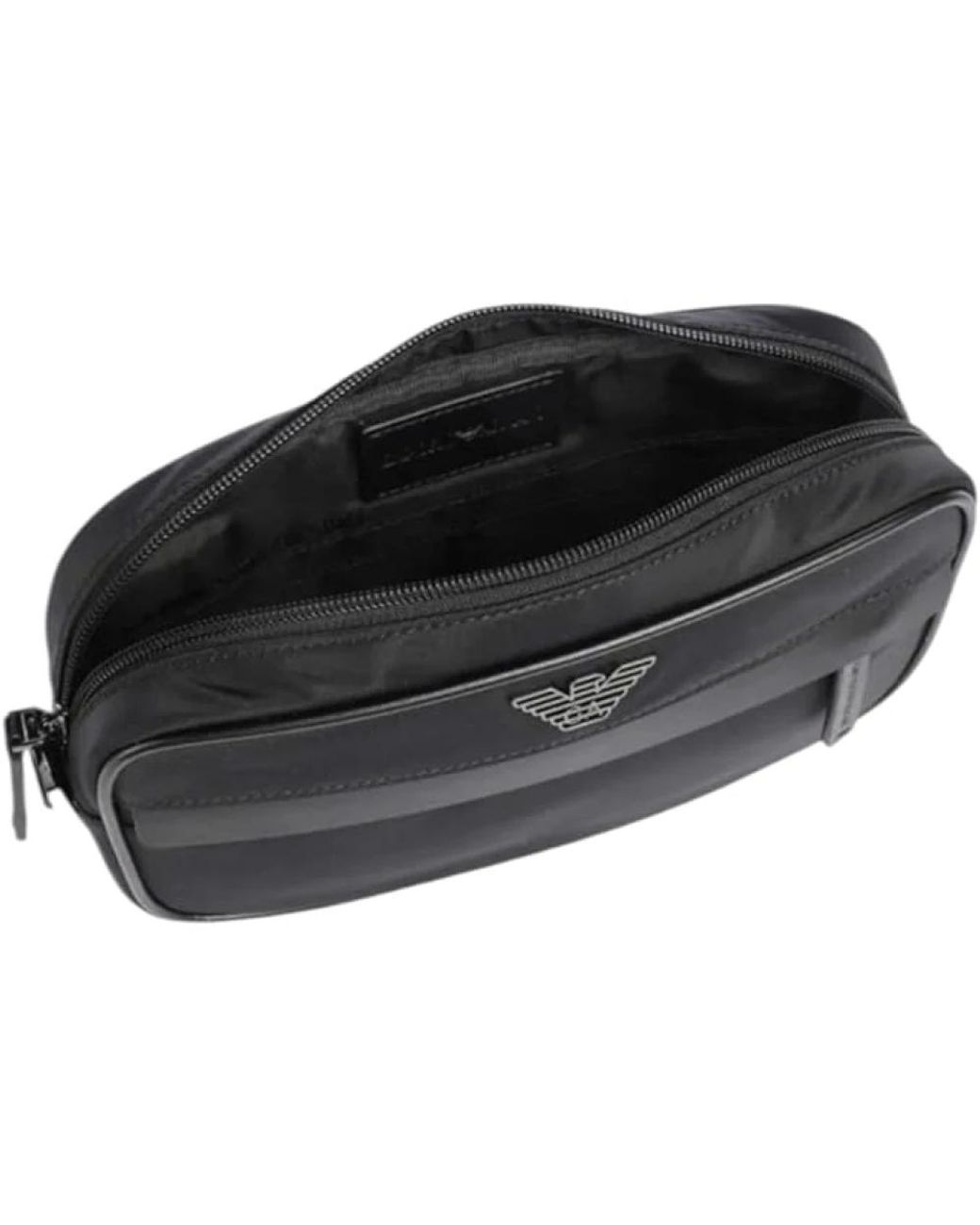 Emporio Armani Black Toilet Bags for men