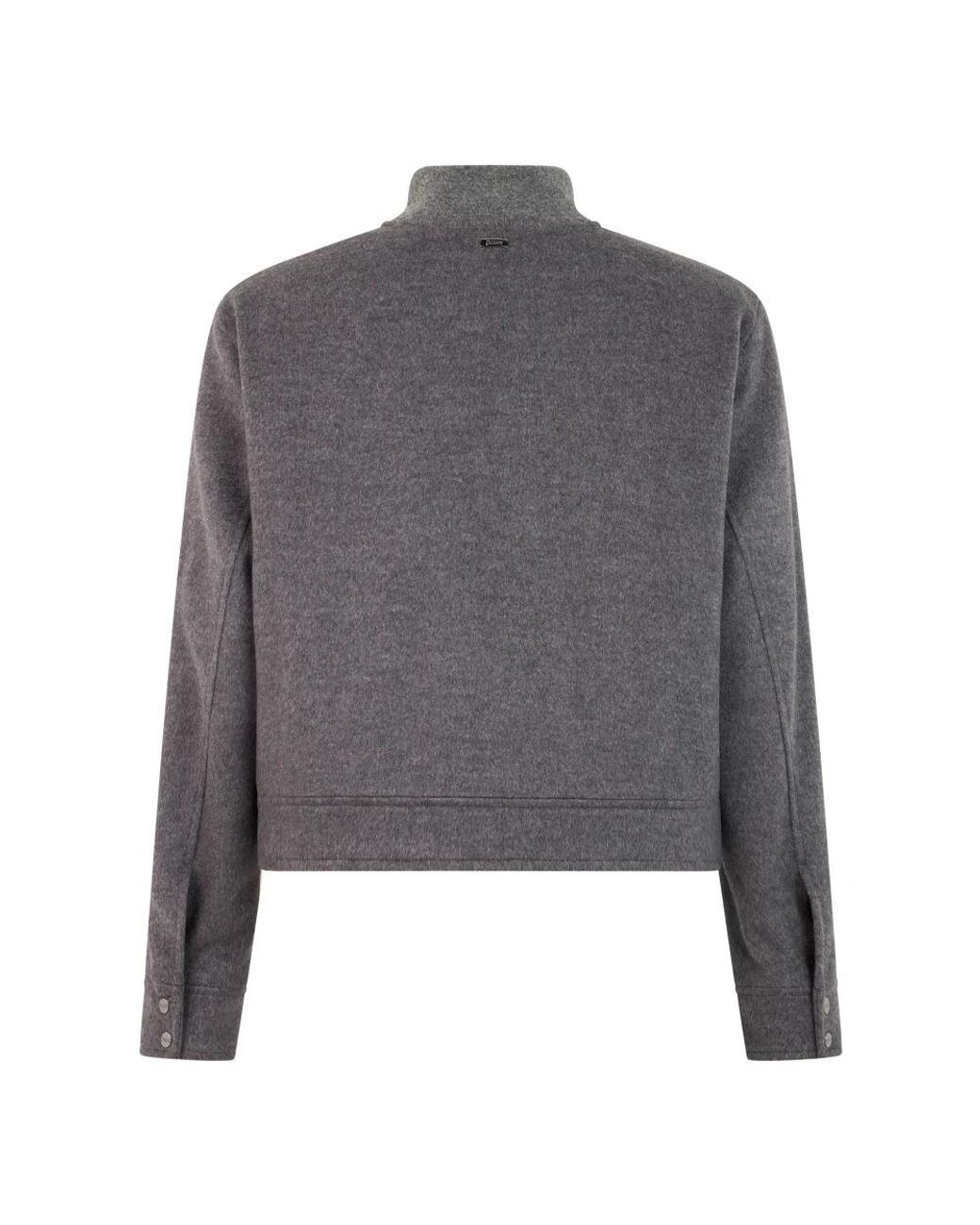 Herno Gray Bomber Jackets