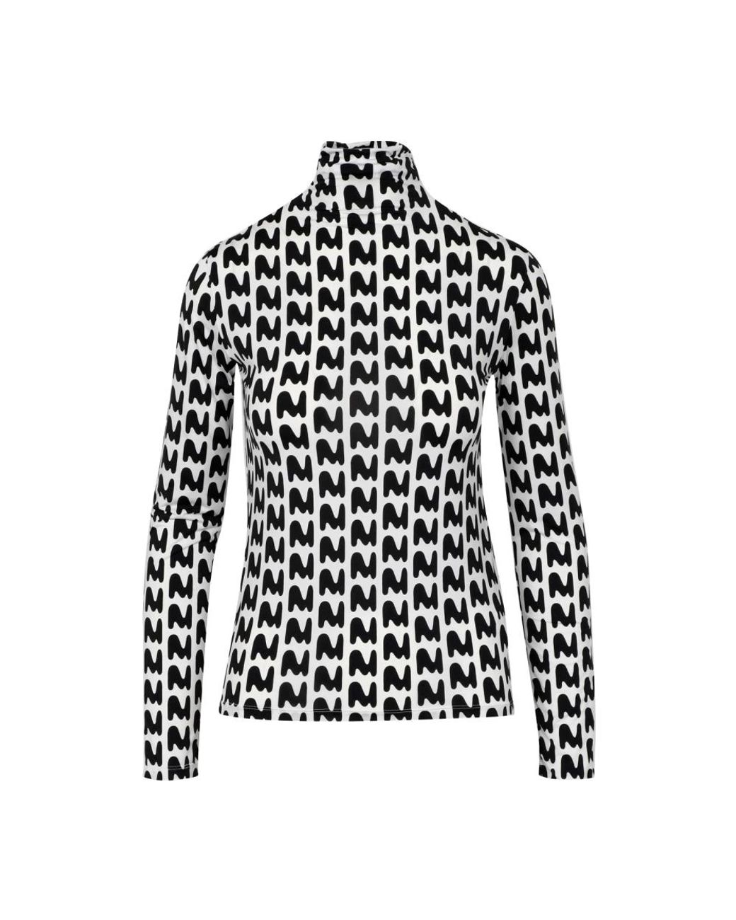 Long Sleeve Tops MSGM de color Black