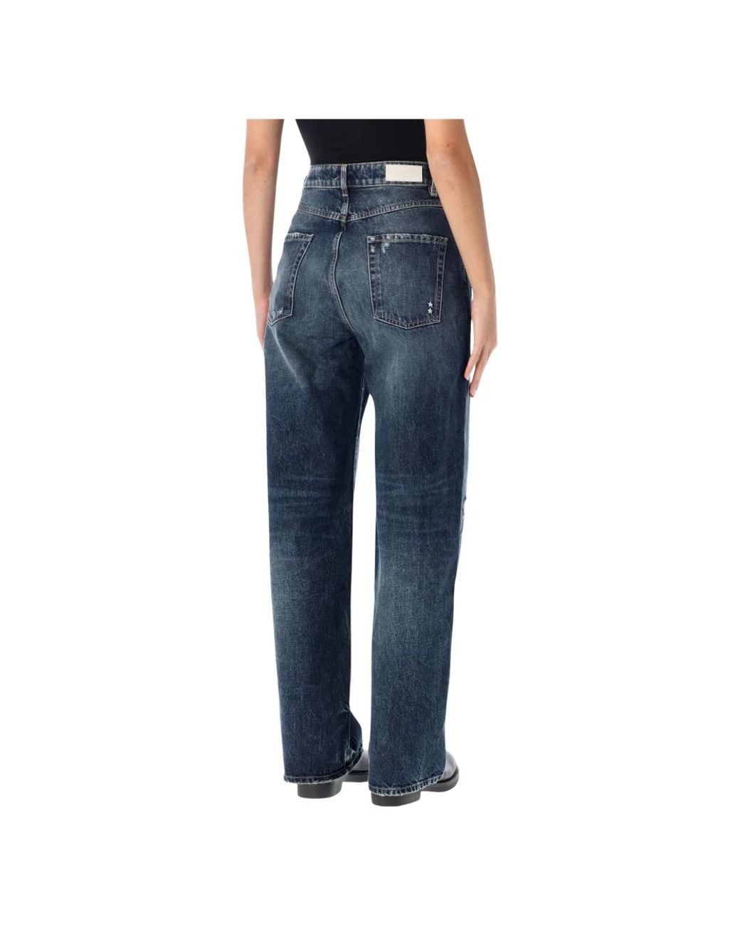 ICON DENIM Blue Straight Fit Jeans