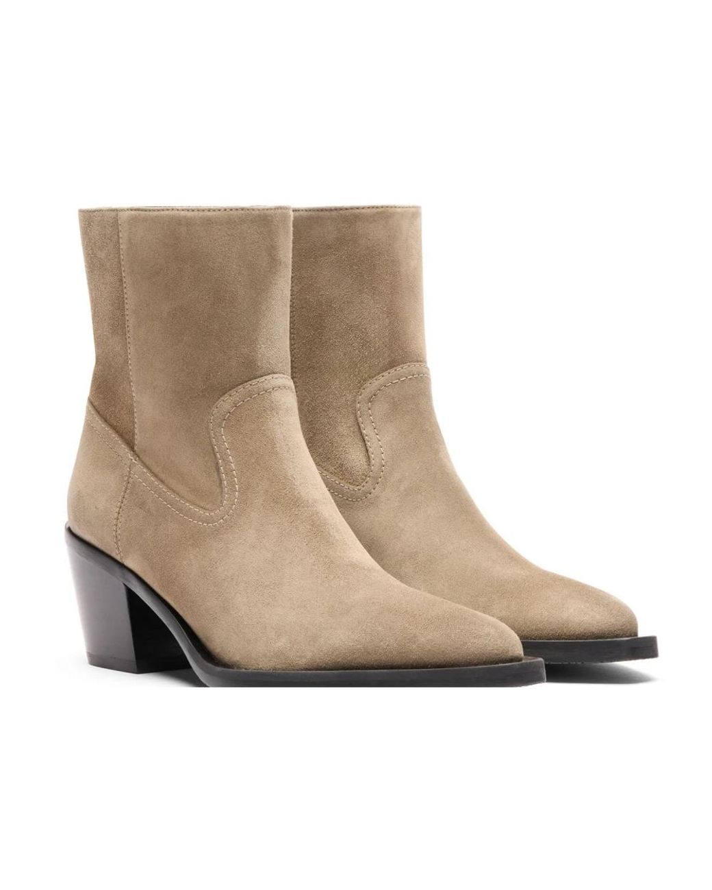 Stuart Weitzman Brown Cowboy Boots