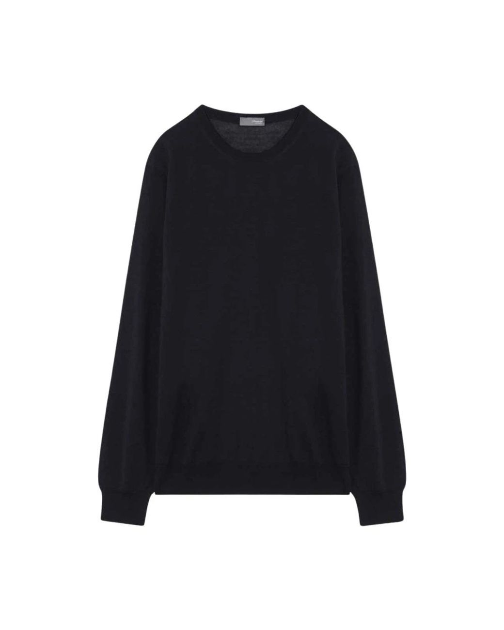 Drumohr Black Round-Neck Knitwear for men