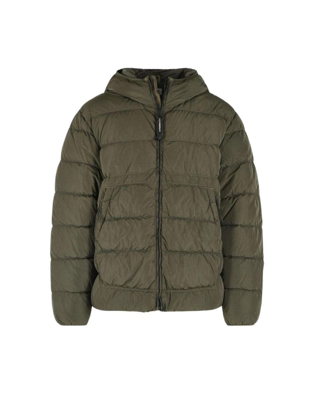 C P Company Green Winter Jackets for men