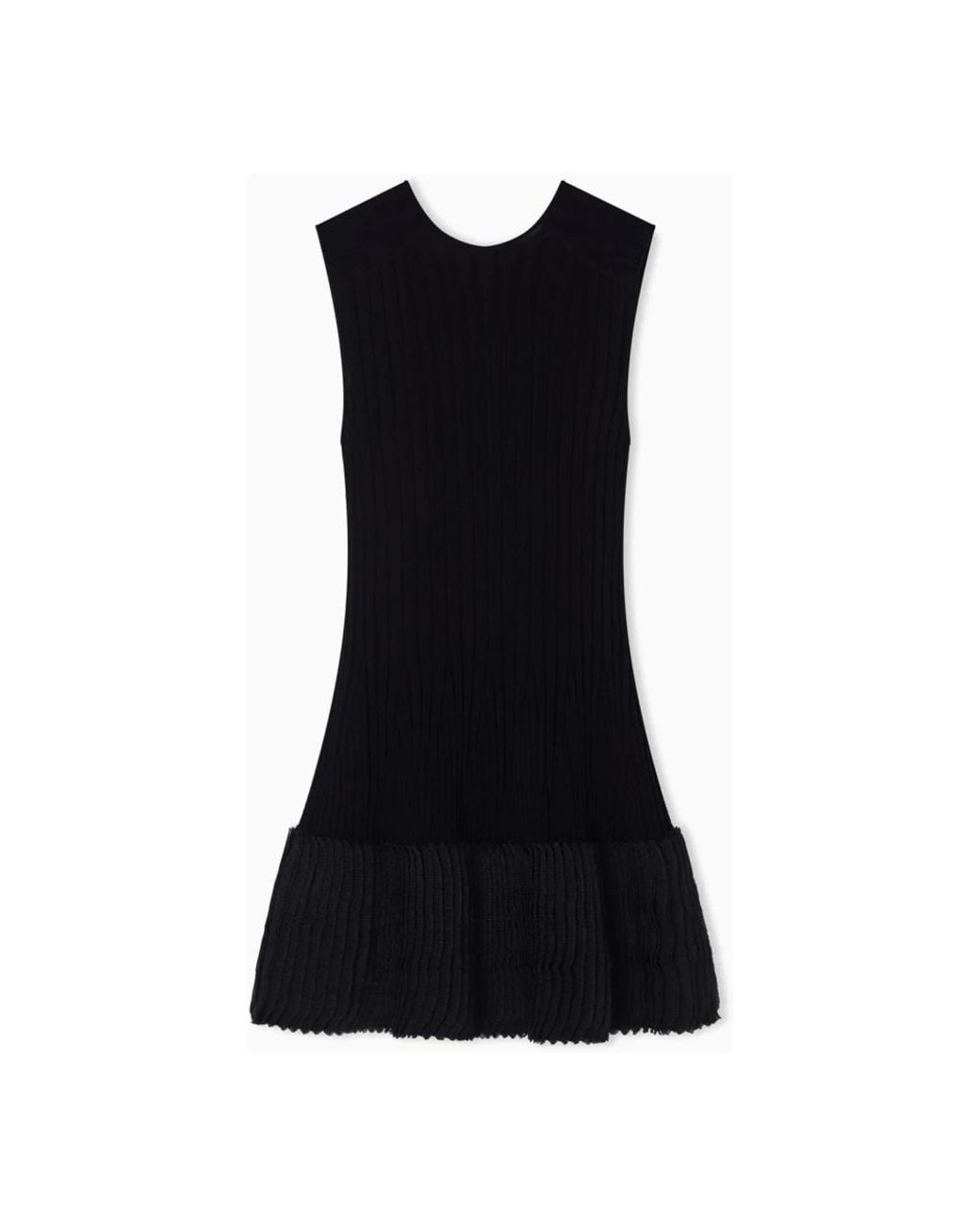 Emporio Armani Black Knitted Dresses