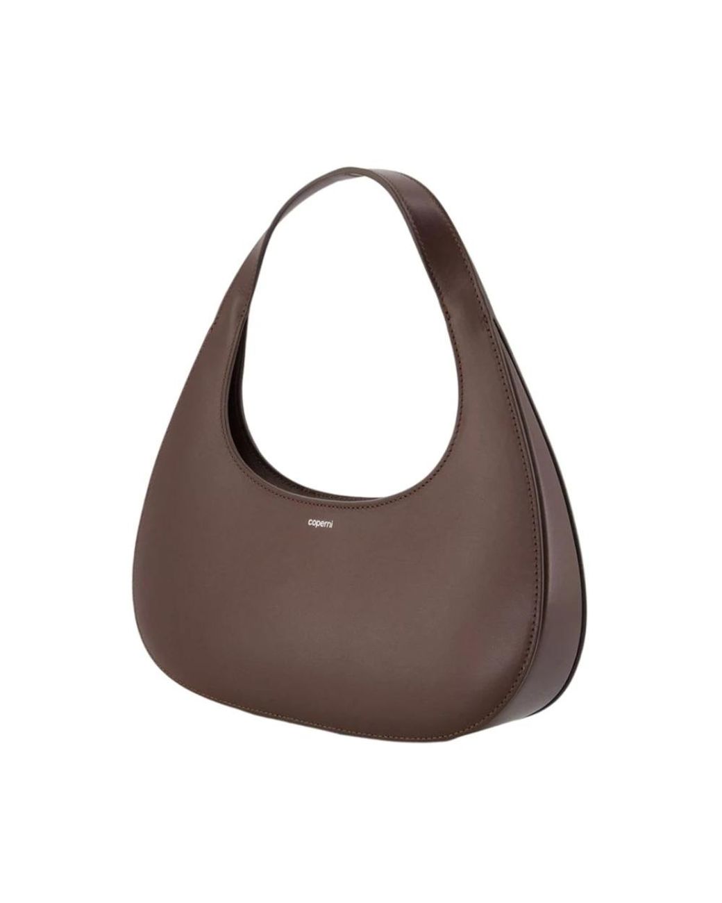 Coperni Brown Loop Swipe Schultertasche
