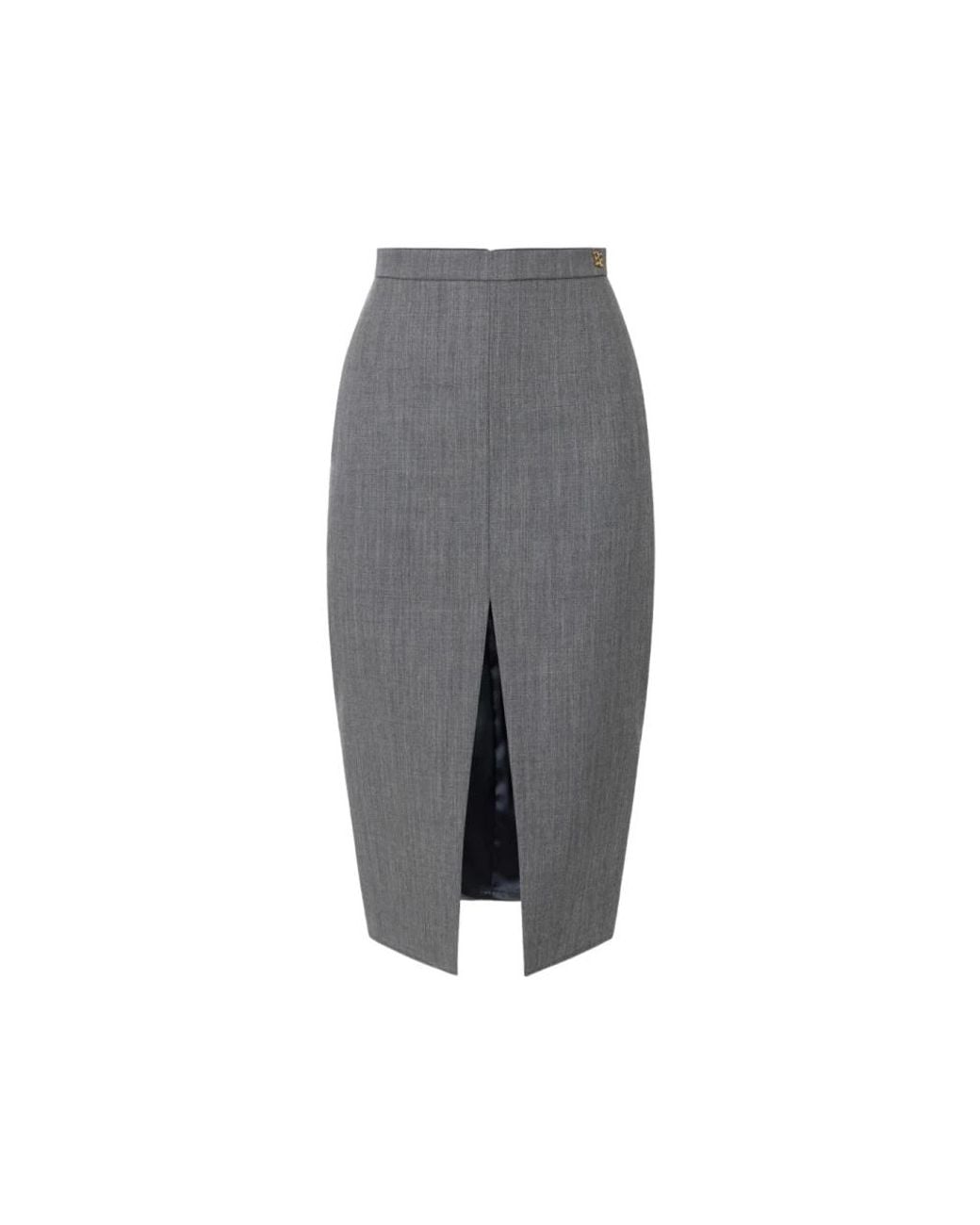 Elisabetta Franchi Gray Pencil Skirts