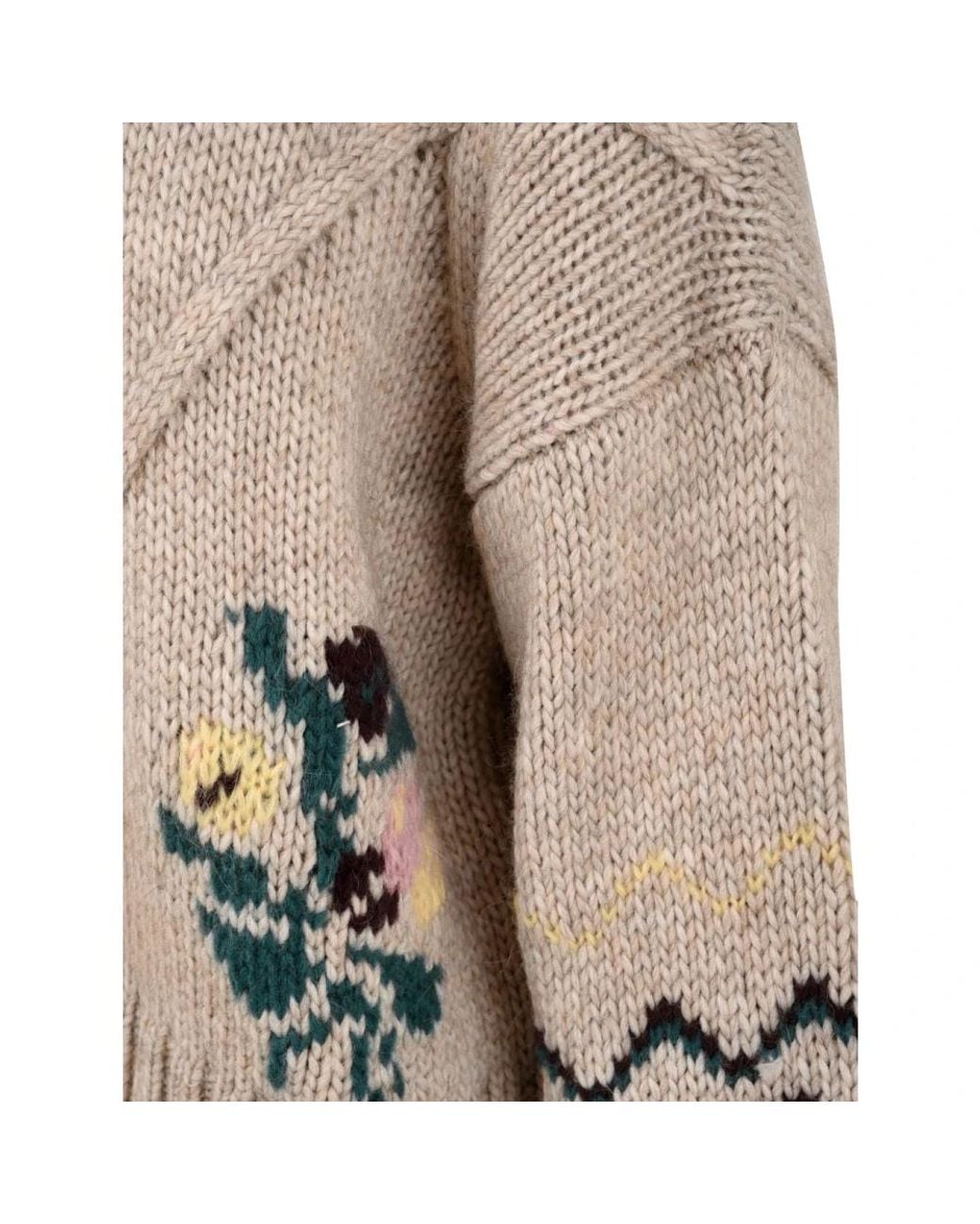 Beatrice B. Natural Round-Neck Knitwear