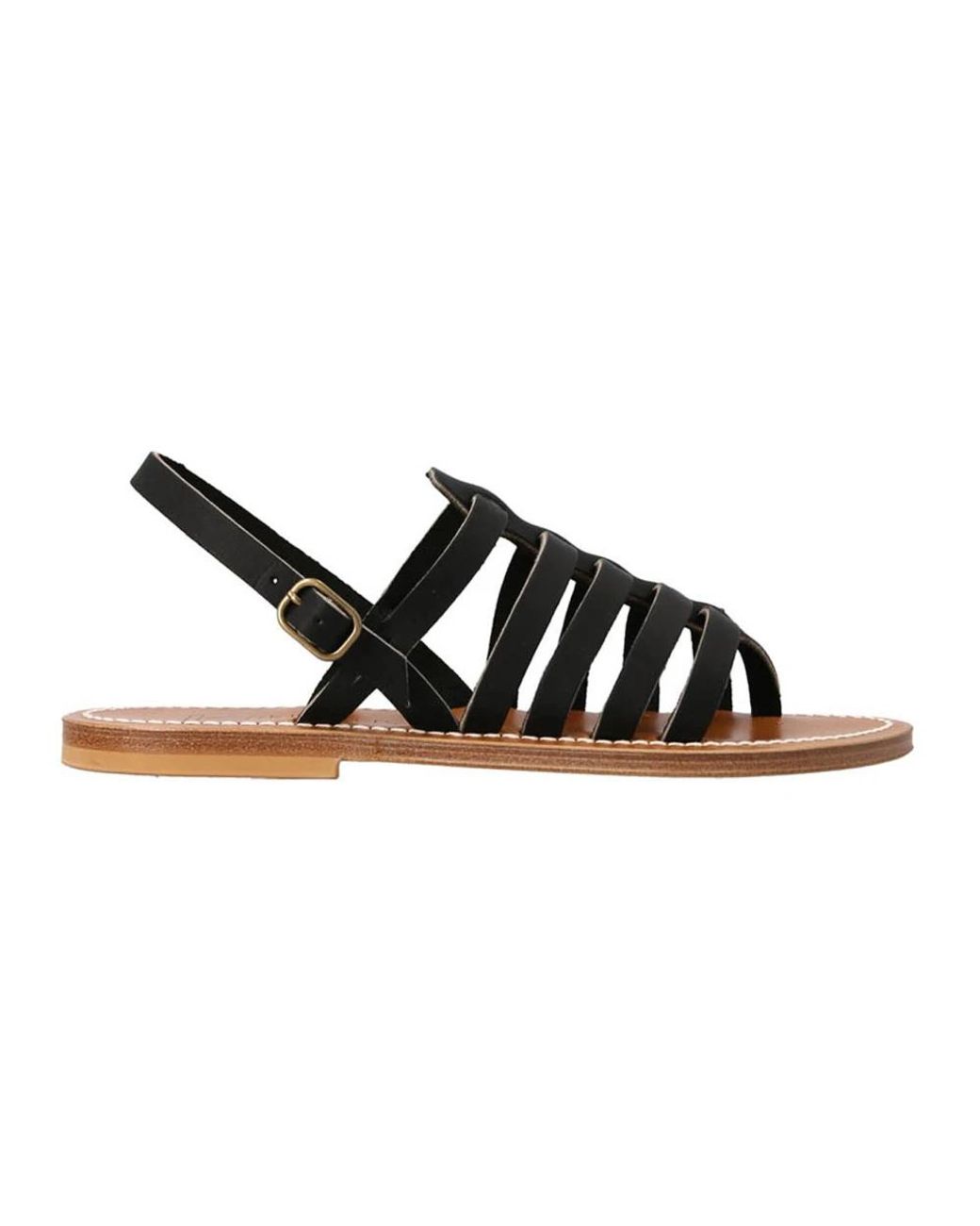 Flat Sandals K. Jacques pour homme en coloris Black