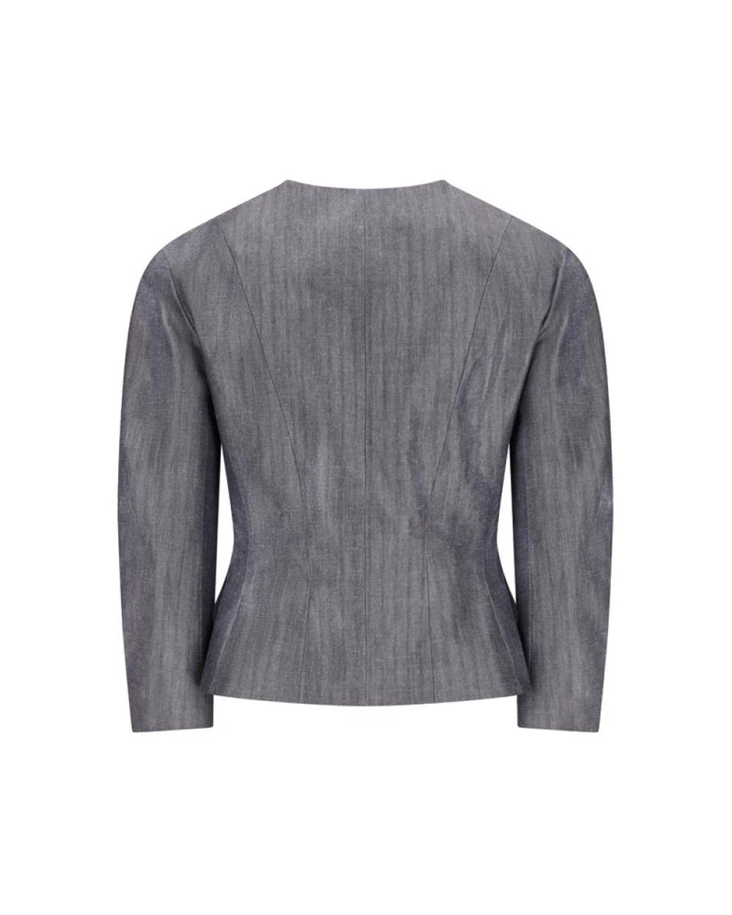 Jacquemus Gray Denim Jackets