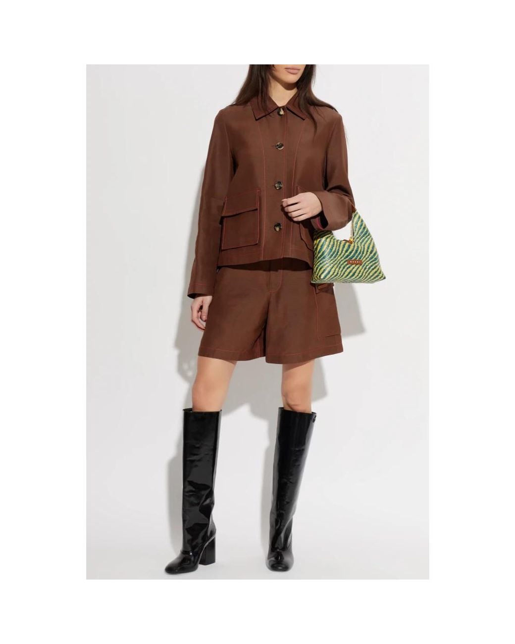 Marni Brown Light Jackets